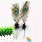 Wholesale Gift Stationery Peacock Feather Ball Pen with Plastic Pen Body