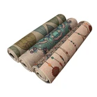 Eco Friendly Manufacturer Custom Print Pe 3mm Nbr Hemp Natural Latex Suede Portable Floating Grip Yoga Mat