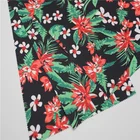 100% polyester 75D*21S cotton like memory waterproof fabric with PA clear coating and printed for garment