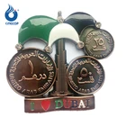 Dubai engraved logo souvenir magnet fridge