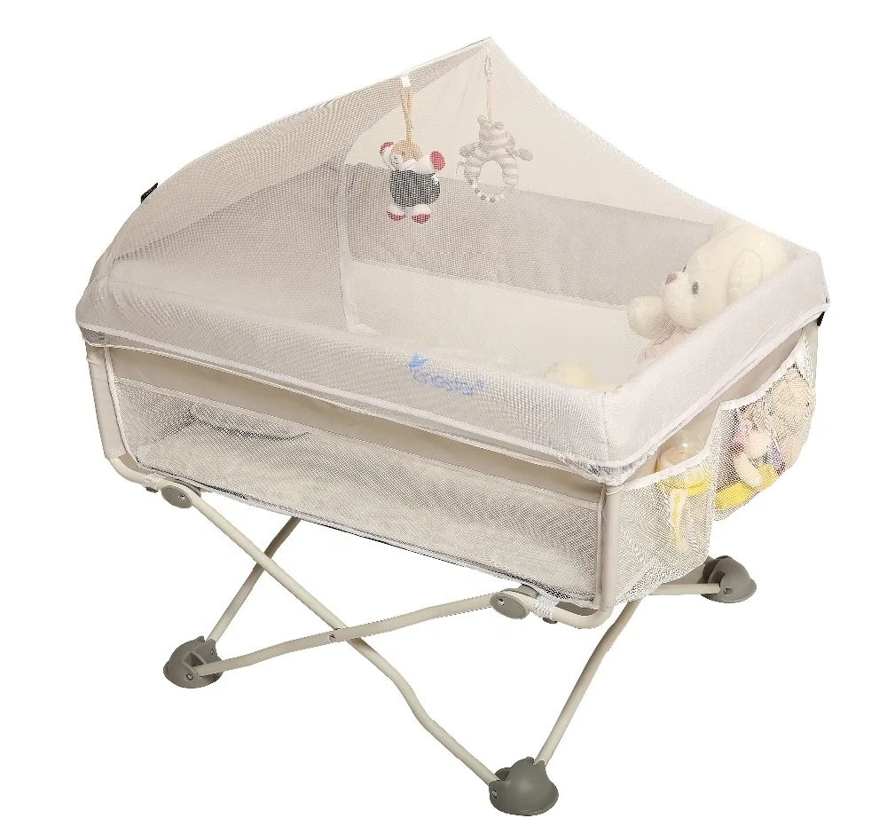 Ekstra Geniş Taşınabilir Kompakt Katlanır bebek yatağı (B02)