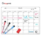 Kids Fridge Magnetic Paper Round Calendar with Refrigerator Magnet