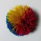 colorful pom ball plastic koosh pom ball toys