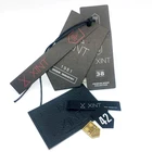 Custom Plastic Metal Cloth Paper Garment Hang Tag Accessories for Women and Men's Clothing