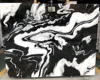 China supplier polished panda white marble with black veins factory price wholesale interior stone Material china panda