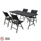 HDPE Blow Molding Rattan School Furniture Study Table And Chair Set For Kid