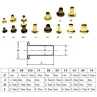 1000PCS/pack Bronze Brass Silver Metal Eyelet Scrapbook Grommet Embellishment Garment Cloth Doll Card Paper Handmade rust