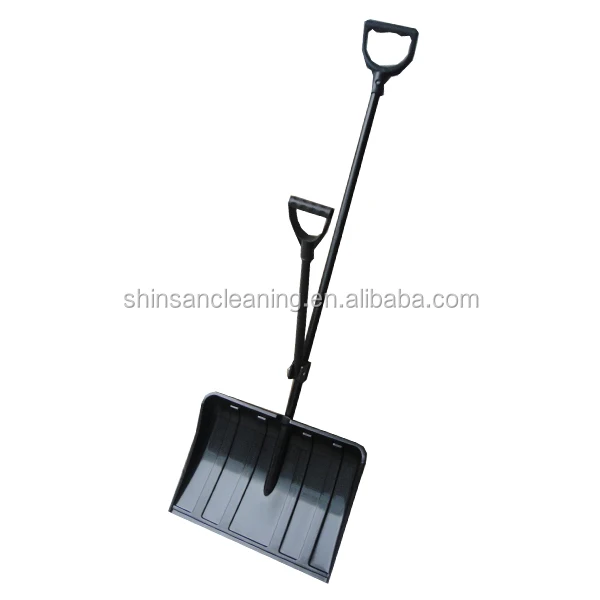 High Quality snow shovel with long metal handle/long handle snow shovel