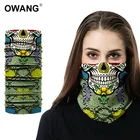 winter multi sports solid white scarf facemask bandana headband