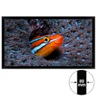 acoustic sound transparent projection screen with silver 3d fabric for 4k projector
