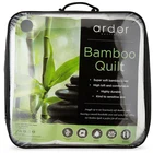 White Warm Bamboo Fiber Quilt And Soft Bed Duvet 100% Cotton King Size bamboo quilt