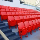 Wall mounting plastic folding chair for soccer stadium
