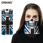 White Polyester Multi Cycling Cheap Custom Seamless Tube Scarf Bandana Printing