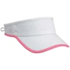 Design your own 100% Polyester quick dry fabric magic tape summer plain sun visor hat, custom adjustable ladies golf visors cap