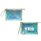 Travel Clear Pvc Pouch For Cosmetic Gift Packing Waterproof PVC Women Wash Cosmetic Pouch