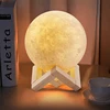 Colors changing Creative hot selling festival gift warm white luna moon lamp