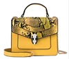 2019 New Trendy Wholesale Luxury Lady Handbag Purse Fashion Snake Print Leather Women's Bag