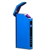 2019 Promotional Item Windproof Dual x electronic lighter With LED Light Rechargeable lighter usb