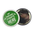 Wholesale high quality custom logo metal pin botton badges
