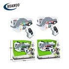 gift colorful light&sound electric toy space plastic gun for boys