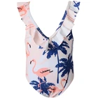 Hot Newest 2019 Girls Fahion Swimsuit Baby One Piece Swimming Bathing Flamingo Suit Suit Kid Children Swimwear Beachwear