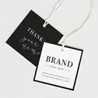 Cheap Printed Garment Paper Hangtag Custom Clothing Label Hang Tag