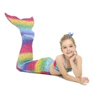 Hot selling 4 pieces mermaid tails suits swimwear sets with swim fins