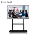 Movable Interactive Whiteboard Touch Screen All in one Computer PC Smart 65 inch TV for University College School