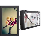 Waterproof outside 2000nit wall mount LCD display outdoor lcd advertising screen