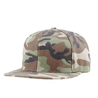 New product camo cap common OEM design hip pop 100% cotton snapback unisex baseball cap