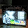 Constant current P20- 5V DC dynamic LED board backlights for retail exhibition tension fabric motion animated light boxes