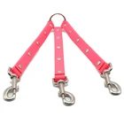 Coated Lead Waterproof TPU Coated Nylon 3 Dogs Triple Walk 3 Dogs Triple Dog Lead Coupler