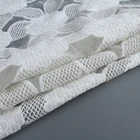 New fashion design thick organza dress embroidery lace mesh fabric