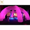 led lighting music party decoration inflatable spider dome tent building ,customized color