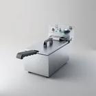 Commercial kitchen appliance kfc electric chicken fryer large deep fryer oil filter machine