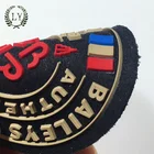 wholesale Custom raised pvc rubber patch label