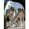 Custom Made Decor Life Size Light Weight Fiberglass Mirror Mosaic Elephant Statue Sculpture