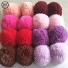 Factory wholesale fur pompom or faux fur pom pom ball