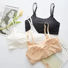 basic bra thin sex woman breathable skin color bra beauty simple cheap with padded bra