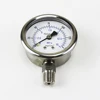 Miniature Bourdon Tube SS Water Pressure Gauge Dry high Pressure Water Pump Manometer