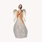 Factory customized girl resin wing Angel figurine for inspirational gifts