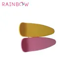 Hairdressing matte pastel hair slide clip