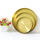 High grade hotel service supply metal tray serving from china