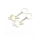 Wholesale Cute Lovely Rabbit Lover Keychain Creative Metal Valentine's Day Gift
