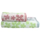 Japanese style 100 cotton jacquard flower bath hand towel in cambodia