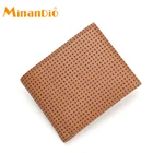 MINANDIO Online Hot Seller Best Leather Magic Button Men Coin Billfold Money Wallet coolest mens wallets