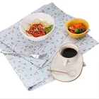 2019 New Arrival satin stripe washable tea mat custom printed Chinese Style tea table cloth linen cotton