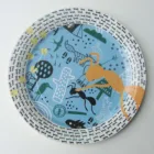 Kids party cake snacks paper dish/paper plate/paper holder for Children's Day