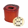 KC Approval Wooden Far Infrared Portable Dry Foot Steam Barrel Sauna