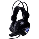 good quality 7.1 USB Wired PC Gaming Headphone with rotated microphone , noise cancelling Headset